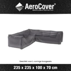 AeroCover Loungesethoes Hoekset 235 X 235 X 70 Cm -Exporteren Tuin Helper Winkel aerocover loungesethoes hoekset antraciet 235x235x100xh70cm 1000x1000 621e0d91083bf l