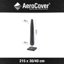 AeroCover Parasolhoes H 215 X 30/40 Cm -Exporteren Tuin Helper Winkel aerocover parasolhoes antraciet h215x30 40cm 1000x1000 621e0db9d4cad l