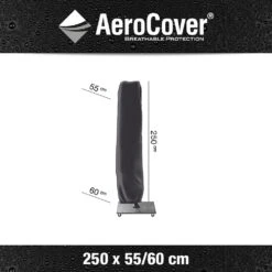 AeroCover Zweefparasolhoes H 250 X 55/60 Cm -Exporteren Tuin Helper Winkel aerocover zweefparasolhoes antraciet h250x55 60cm 1000x1000 621e0d6c241b1 l