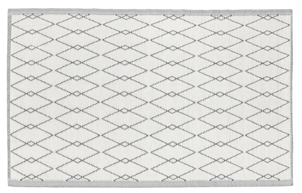 Buitenkleed MESH Dark Grey / White - 180 X 120 Cm 4 Buitenkleed MESH Dark Grey / White - 180 X 120 Cm - Afbeelding 2