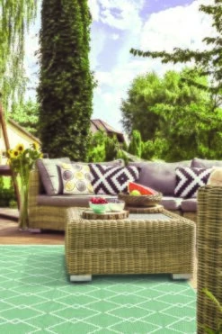 Buitenkleed MESH Green / White - 180 X 120 Cm -Exporteren Tuin Helper Winkel buitenkleed mesh green white 180 x 120 cm 533x800 624ae3f670a4a l