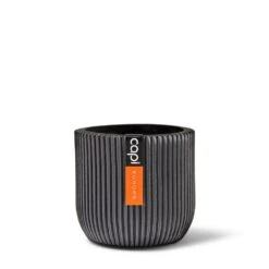Capi Europe Pot Bol Groove 17x15 Zwart