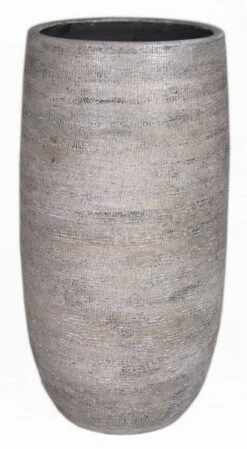 Floran Vaas Mira D26 H50cm Industrieel Wit