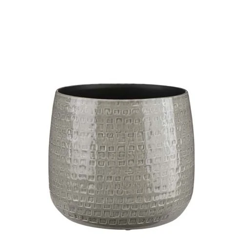 Floyd Pot Rond Grijs - H23,5xd28cm 3 Floyd Pot Rond Grijs - H23,5xd28cm