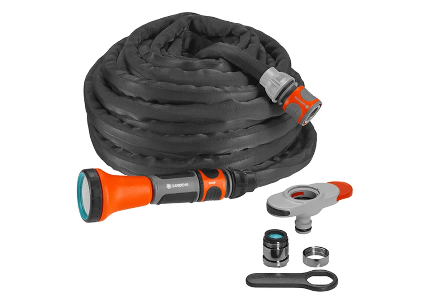 GARDENA Textielslang Liano™ 10 M Set Met Aansluitset Voor Binnenkranen 3 GARDENA Textielslang Liano™ 10 M Set Met Aansluitset Voor Binnenkranen
