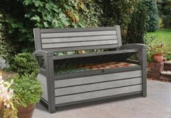 Keter Hudson Opbergbank 260L Grafiet -Exporteren Tuin Helper Winkel keter hudson opbergbank 260l grafiet 800x555 62738fe4b8a5d l