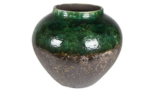 Kruik Lindy Green Black D45 H38 3 Kruik Lindy Green Black D45 H38