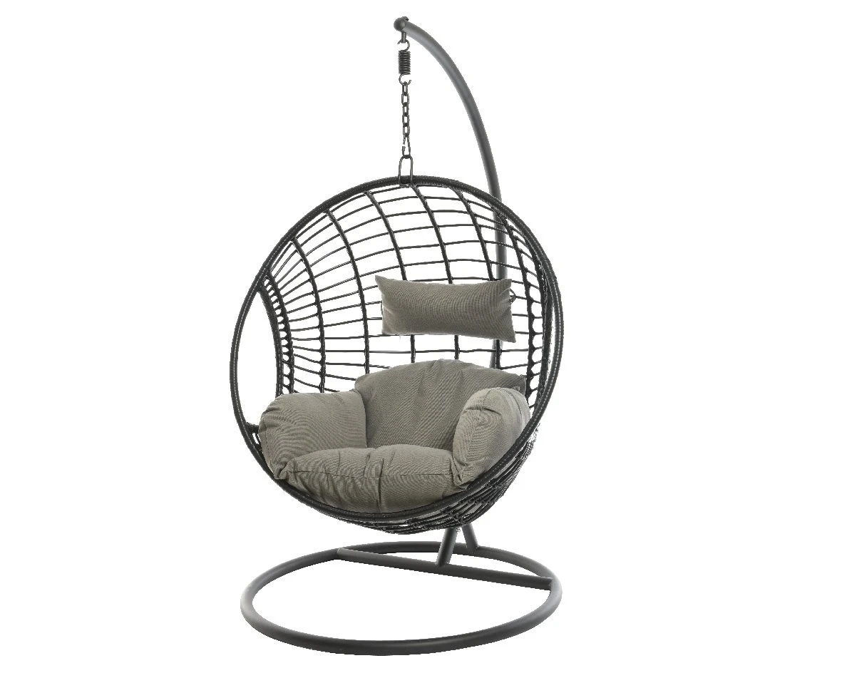 London Hang-ei Wicker Zwart - 129 X 105 X 186 Cm 3 London Hang-ei Wicker Zwart - 129 X 105 X 186 Cm