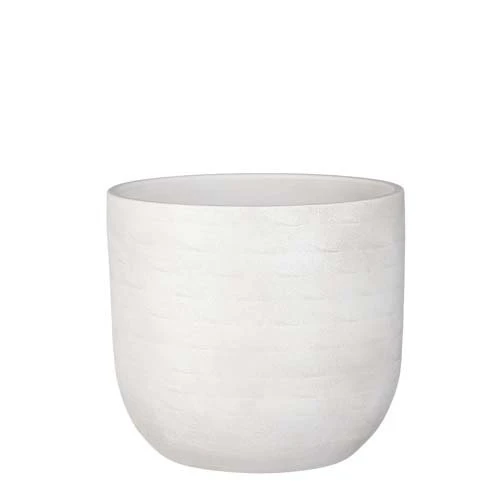 Nora Pot Rond Off White - H27xd30cm 3 Nora Pot Rond Off White - H27xd30cm