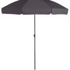 Platinum Middenstokparasol Aruba Volant Ø 200 Cm Antraciet