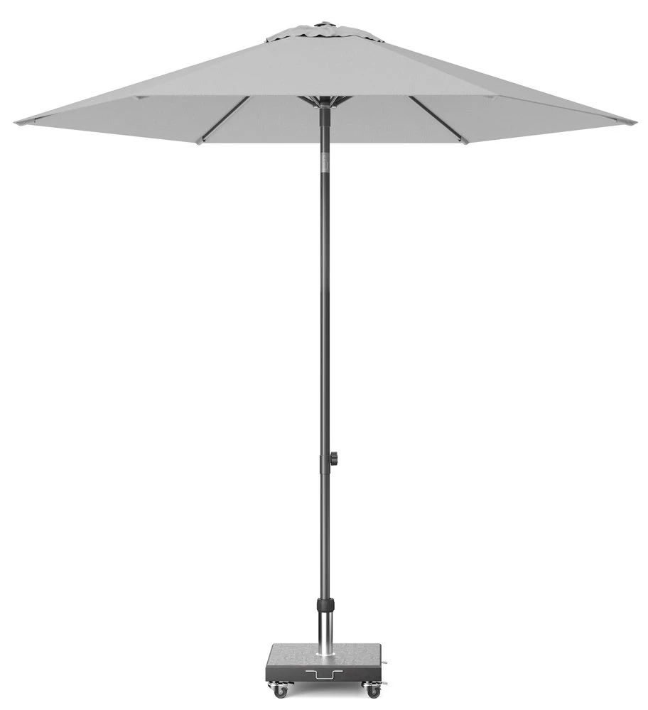 Platinum Middenstokparasol Lisboa Ø 250 Cm Lichtgrijs 3 Platinum Middenstokparasol Lisboa Ø 250 Cm Lichtgrijs