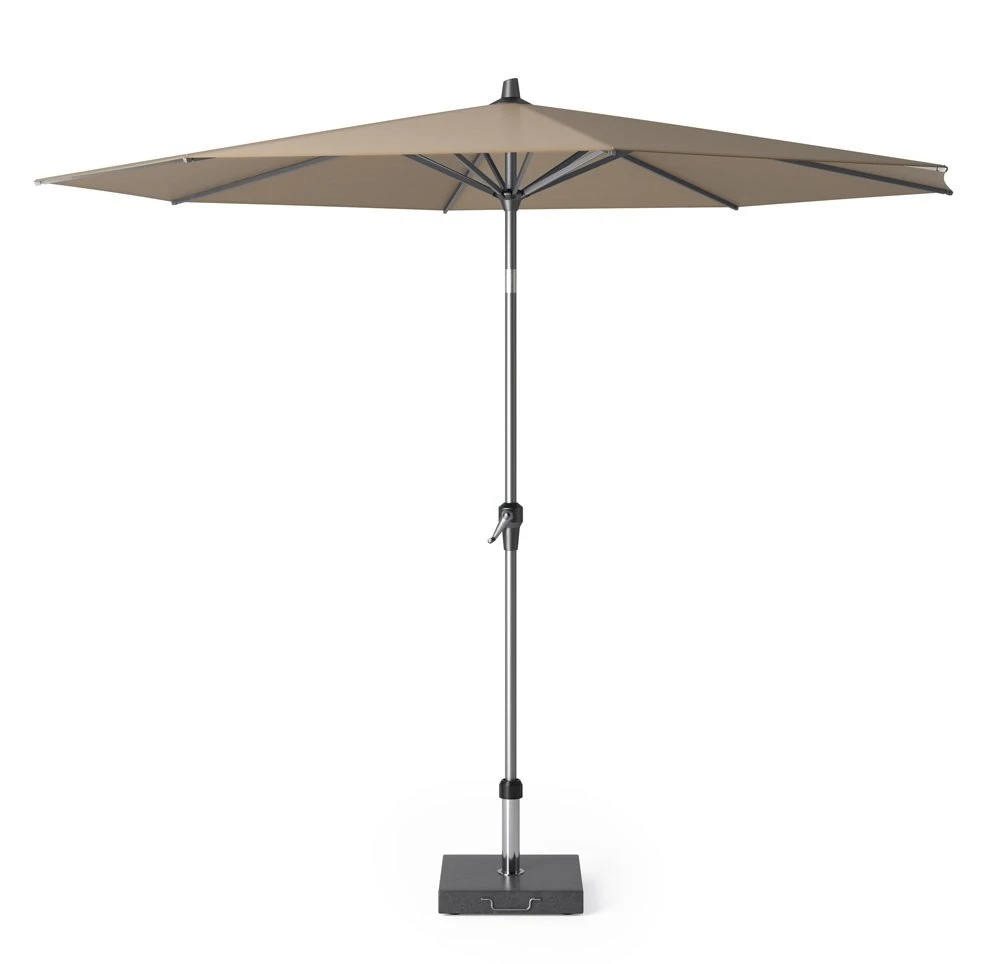Platinum Middenstokparasol Riva Ø 300 Cm Taupe 3 Platinum Middenstokparasol Riva Ø 300 Cm Taupe