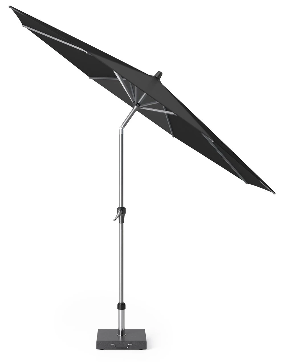 Platinum Middenstokparasol Riva Ø 300 Cm Zwart 4 Platinum Middenstokparasol Riva Ø 300 Cm Zwart - Afbeelding 2