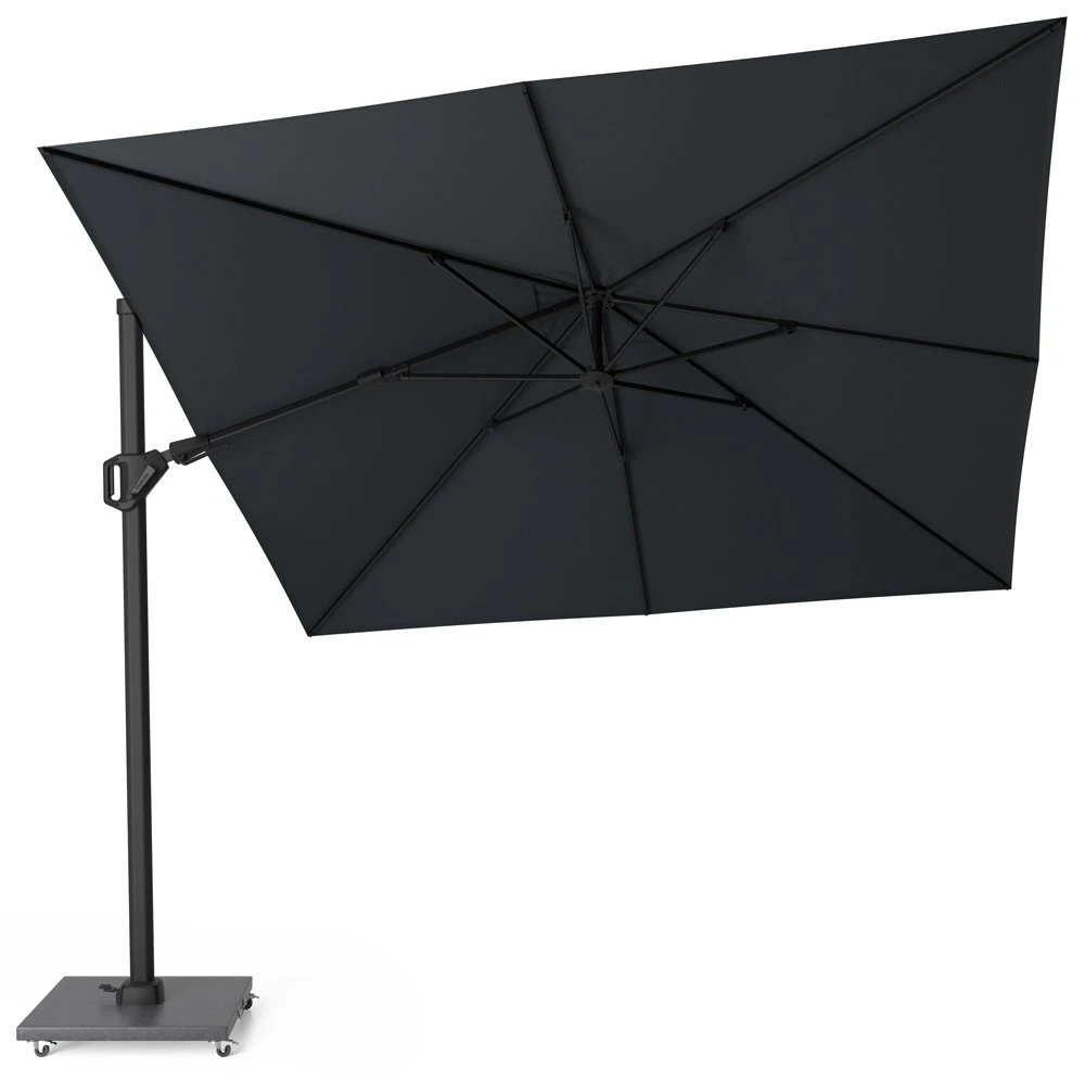 Platinum Zweefparasol Challenger T² Premium 300 X 300 Cm Jet Black 4 Platinum Zweefparasol Challenger T² Premium 300 X 300 Cm Jet Black - Afbeelding 2
