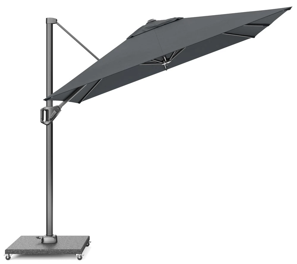 Platinum Zweefparasol Voyager T¹ 250 X 250 Cm Antraciet 4 Platinum Zweefparasol Voyager T¹ 250 X 250 Cm Antraciet - Afbeelding 2