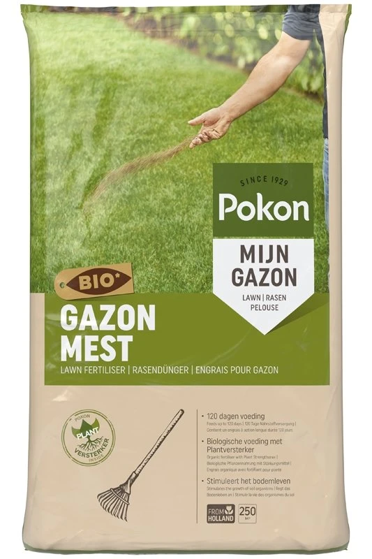 Pokon Bio Gazonmest 250m2 3 Pokon Bio Gazonmest 250m2