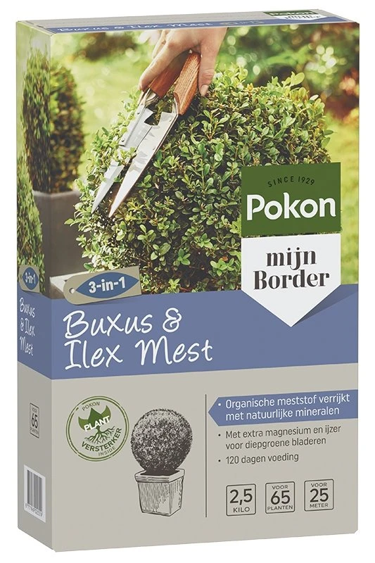 Pokon Buxus & Ilex Mest 2,5kg 3 Pokon Buxus & Ilex Mest 2,5kg