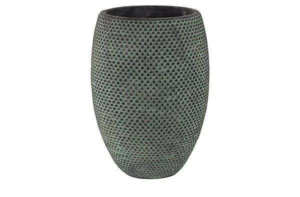 Pot Hoog Fay Blue Gold D19 H27 3 Pot Hoog Fay Blue Gold D19 H27