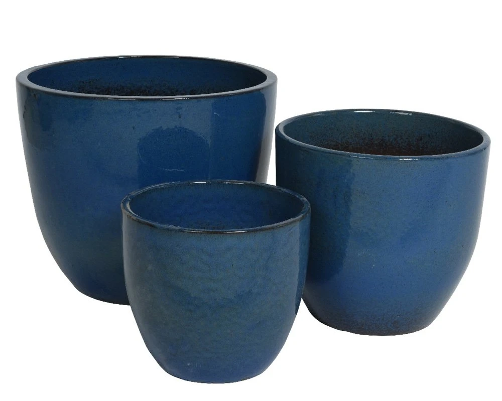Pot Matteo Blauw - Ø 27 X H 29 Cm 5 Pot Matteo Blauw - Ø 27 X H 29 Cm - Afbeelding 3