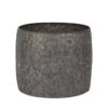 Pot Metaal Antique Grey (Incl. Liner) - Ø 21,5 X H 17 Cm