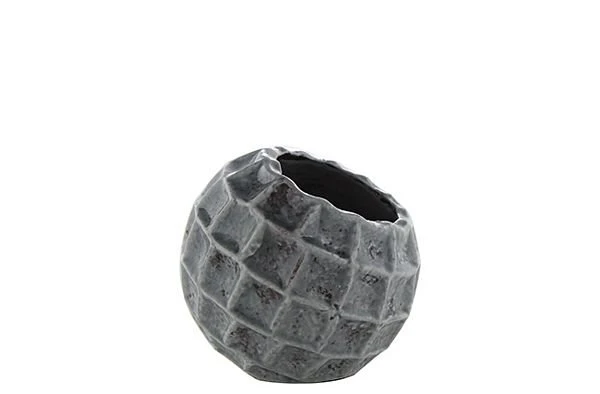 Pot Square Design Blauw D21 H19 3 Pot Square Design Blauw D21 H19