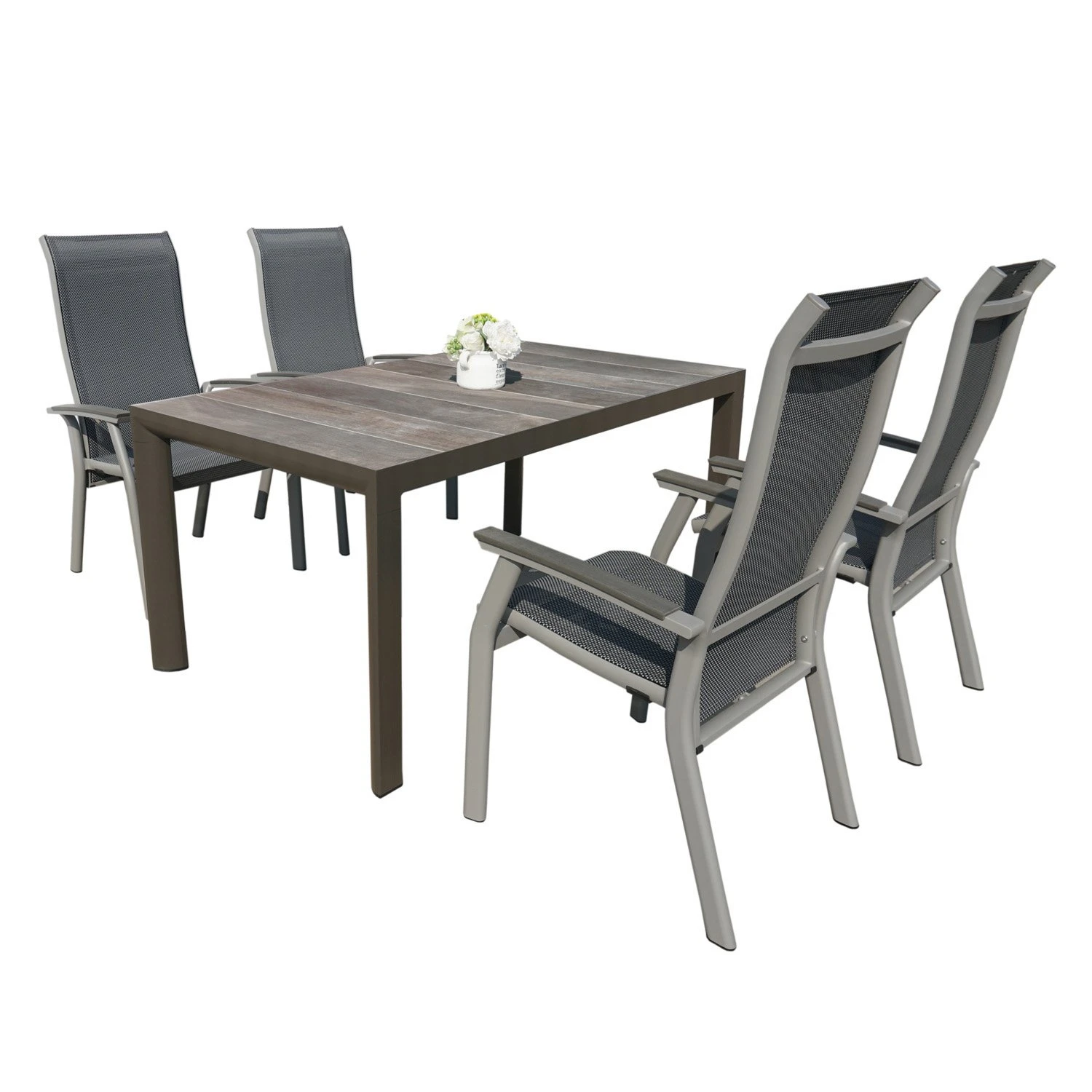 Royal Seasons SEVILLA Dining Set Met 4 Stoelen 3 Royal Seasons SEVILLA Dining Set Met 4 Stoelen