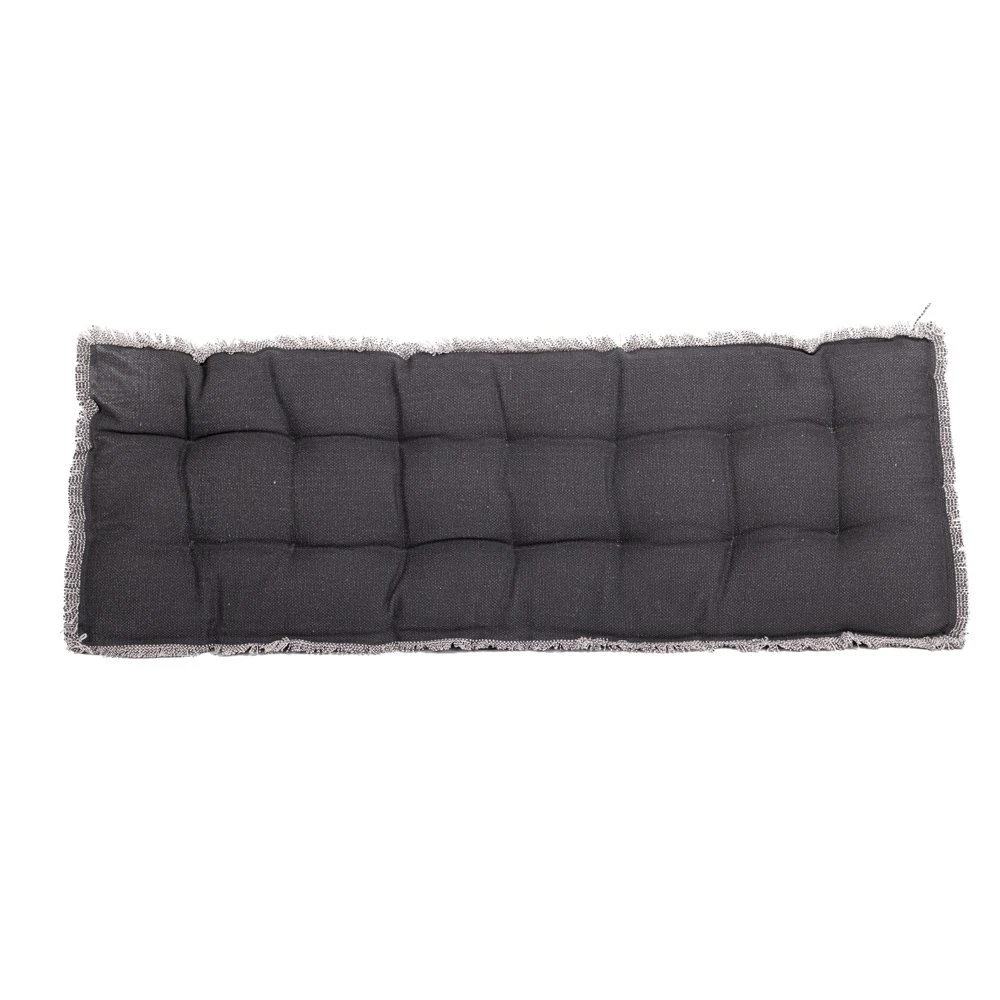 Palletkussen RAFFELED Dark Grey - 120 X 40 X 8 Cm 3 Palletkussen RAFFELED Dark Grey - 120 X 40 X 8 Cm