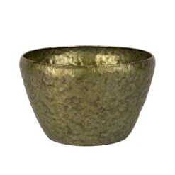 Schaal Metaal Antique Gold - Ø 28,5 X H 17 Cm